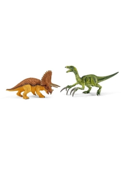 Dinozaury Triceratops i Therizihos