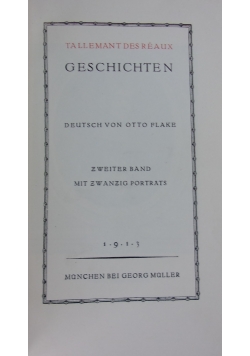Geschichten tom II, 1913r.