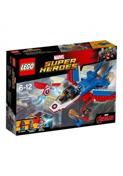 Lego SUPER HEROES 76076 Odrzutowiec Kapitana