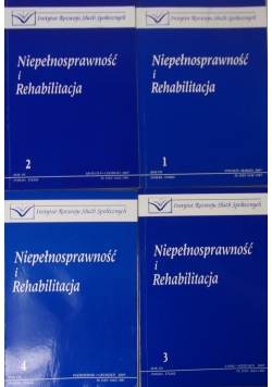 Niepełnosprawność i rehabilitacja 1 - 4