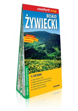Beskid Żywiecki laminowana mapa turystyczna 1:50 000