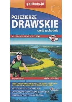 Mapa - Pojezierze Drawskie cz. zachodnia 1:50 000