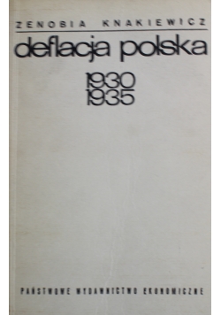 Deflacja Polska 1930  1935