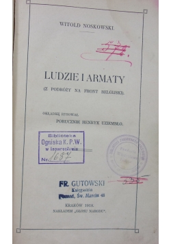 Ludzie i armaty, 1918 r.
