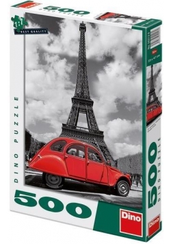 Puzzle 500 Citroen przy Wieży Eiffel DINO