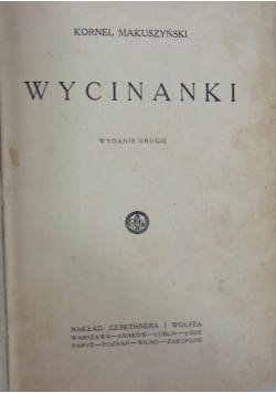 Wycinanki, 1926 r.