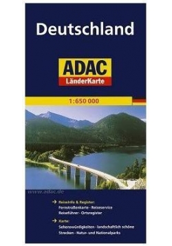 LanderKarte ADAC. Niemcy 1:650 000 mapa
