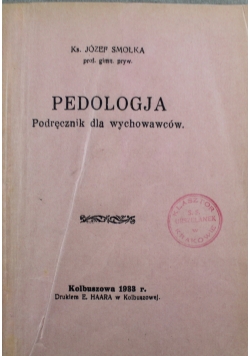 Pedologja 1933 r.