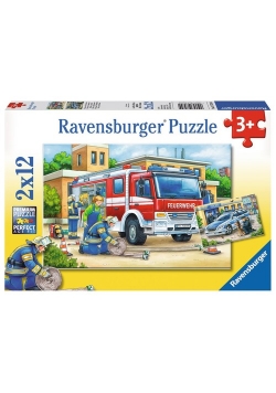 Puzzle Policja i straż 2x12el
