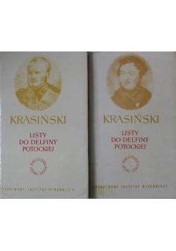 Zygmunt Krasiński listy do delfiny potockiej 2 tomy