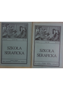 Szkoła Seraficka Zeszyt 11. Zeszyt 7.  1937r