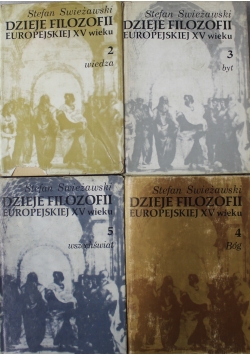 Dzieje filozofii europejskiej XV wieku Tomy II - V