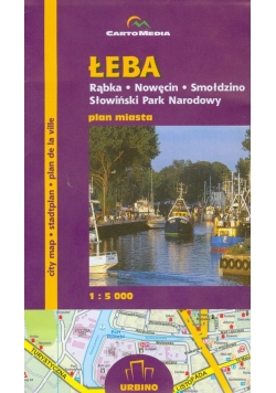 Łeba Plan miasta 1: 5 000