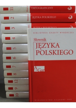 Biblioteka Gazety Wyborczej Słownik 12 Tomów
