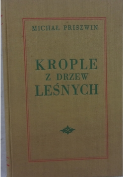 Krople z drzew leśnych