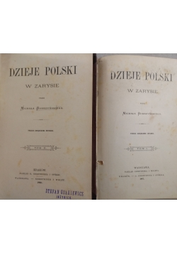 Dzieje Polski w zarysie Tom; I i II, 1887 r.