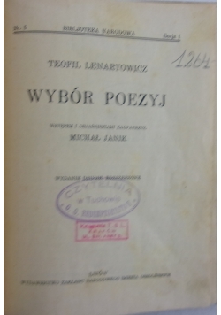 Wybór poezji