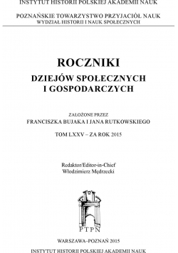 Roczniki Dziejów Społecznych i Gospodarczych