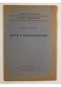 Język a społeczeństwo, 1947 r.