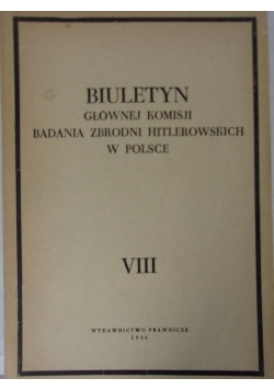 Biuletyn ,Nr VIII