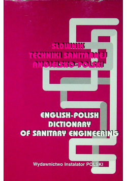 Słownik techniki sanitarnej angielsko polski