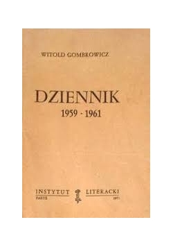 Dziennik  1959-1961
