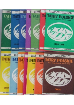 Tatry Polskie, zestaw 11 książek