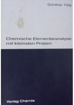 Chemische Elementaranalyse mit kleinsten Proben