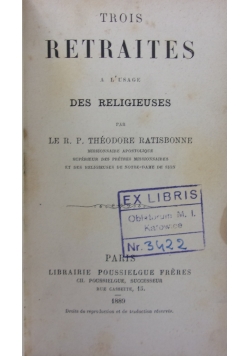 Trois retraites, 1889r.