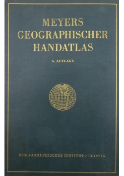 Meyers geographischer Handatlas 5, 1924r.r.