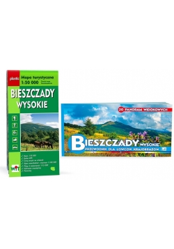 Zestaw dla łowców krajobrazów. Bieszczady mapa