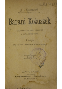 Barani kożuszek, ok. 1898 r.