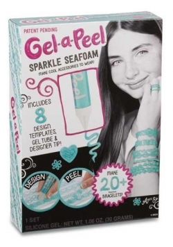 Gel-a-Peel Zestaw podstawowy - błyszczący turkus