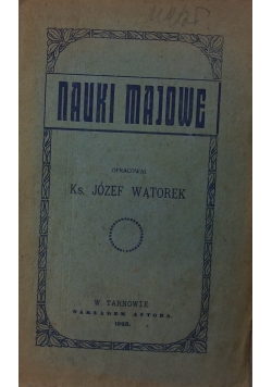 Nauki majowe, 1925r.