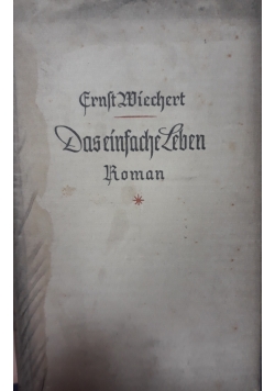 Das einfache Leben, 1939 r.