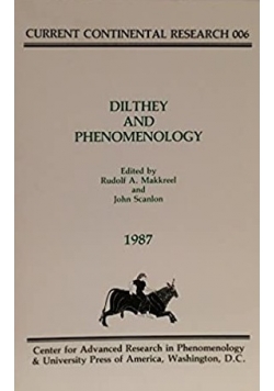Dilthey and Phenomenology