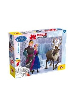 Puzzle dwustronne 60 Kraina Lodu