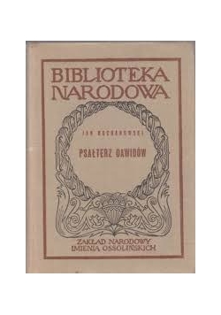 Jan Kochanowski psałterz Dawidów