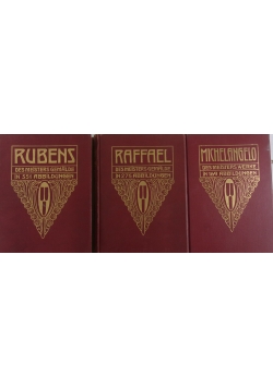 Raffael ,Zestaw 3 książek 1909 r.