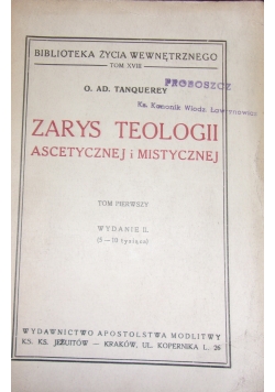 Zarys teologii ascetycznej i mistycznej