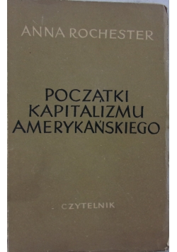 Początki kapitalizmu Amerykańskiego