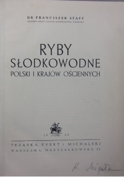 Ryby słodkowodne