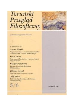 Toruński przegląd filozoficzny 5/6