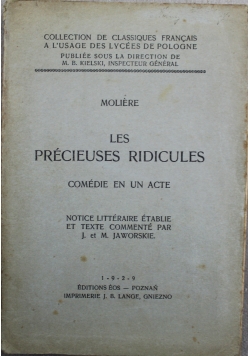 Les Precieuses Ridicules 1929 r