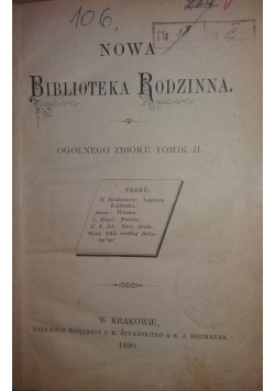 Nowa Biblioteka Rodzinna II, 1890r.
