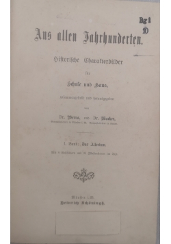 Aus allen Jahrhunderten tom  I - III