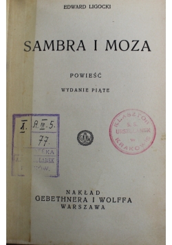 Sambra i Moza 1932 r.