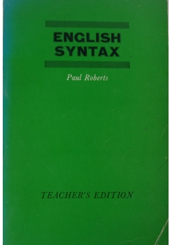 English Syntax