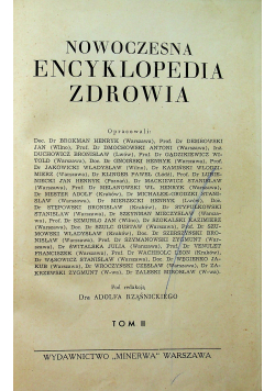 Nowoczesna encyklopedia zdrowia Tom II 1938 r