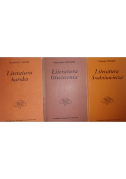 Literatura, zestaw 3 książek